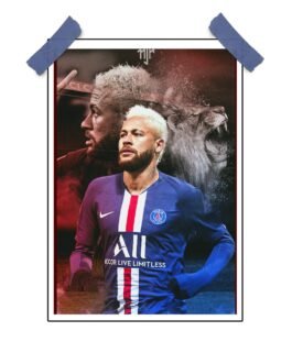 Neymar Poster – Football Wall Art 12″x18″