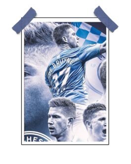 Kevin De Bruyne Poster – Football Art for True Fans