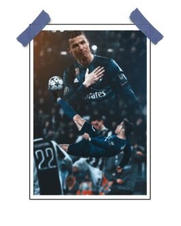 Ronaldo Football Poster – Dynamic Power