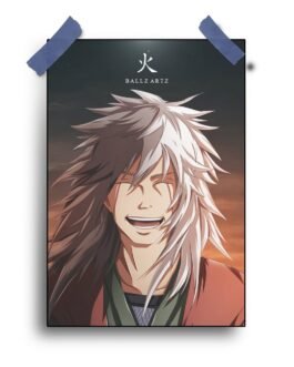 Jiraiya Anime Poster – Available in 12×18 Size, Glossy & Matte Finishes