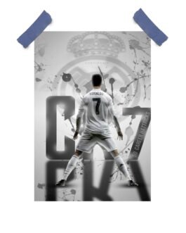 CR7 Ronaldo Poster – Football Excellence in 12″x18″