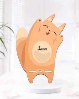 Personalized name phone holder