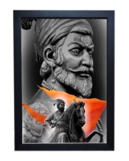 “Chhatrapati Shivaji Maharaj Poster Frame: Honouring a Legendary Icon”