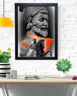 “Chhatrapati Shivaji Maharaj Poster Frame: Honouring a Legendary Icon”