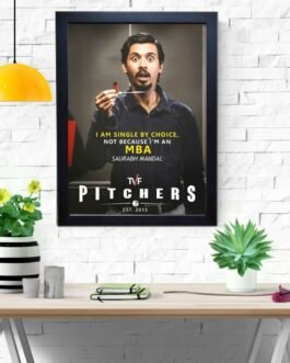 “TVF Pitchers Inspired Poster Frame: Celebrate Saurabh Mandal’s Journey”