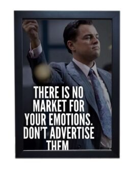 “Wolf of Wall Street Motivational Quote 8×12 Inch Matt Coated Photo/Poster Frames: Inspire Ambition”