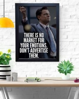 “Wolf of Wall Street Motivational Quote 8×12 Inch Matt Coated Photo/Poster Frames: Inspire Ambition”