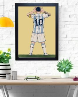 Lionel Messi A4 Photo/Poster Frame – Premium Quality Matt Coated Finish