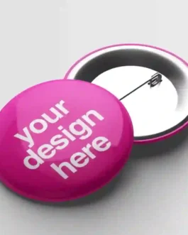 Bulk Customized Button Badge for Corporate Gifting (Minimum Order: 50 Pieces)