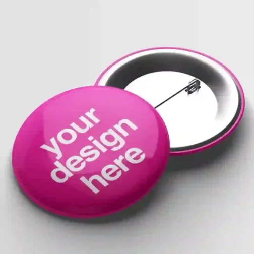 Bulk Customized Button Badge for Corporate Gifting (Minimum Order: 50 Pieces)