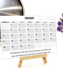 Aesthetic 2024 Calendar – Monthly Motivation