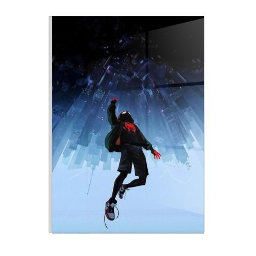 "Dynamic Spider-Man Canvas Art Print – Marvelous Wall Decor for Superhero Enthusiasts" A4 SIZE