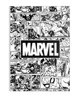 “Marvel Universe Marvelled: Canvas Art Celebrating Iconic Characters” A4 SIZE