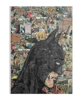 Batman: Dynamic Canvas Art in Glass Acrylic Frame – Channel Your Inner Hero -A4 size