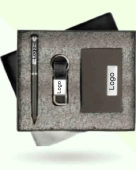 3 in 1 Corporate Gifts India – Pen Keychain Cardholder | PrintItNice